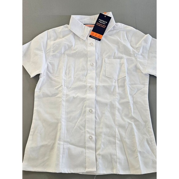 French Toast Other - French Toast White Short Sleeve School Shirt-SZ 10